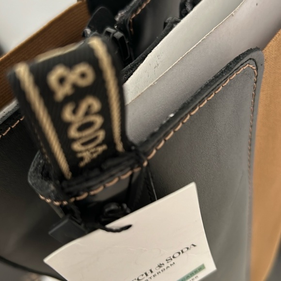 NWT, SCOTCH And SODA BLK TALL BOOT SZ 40 - Picture 8 of 14